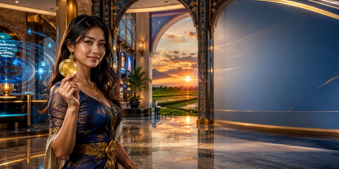 Suasana kasino hiburan di Kedah dengan meja permainan kad poker bersuasana malam